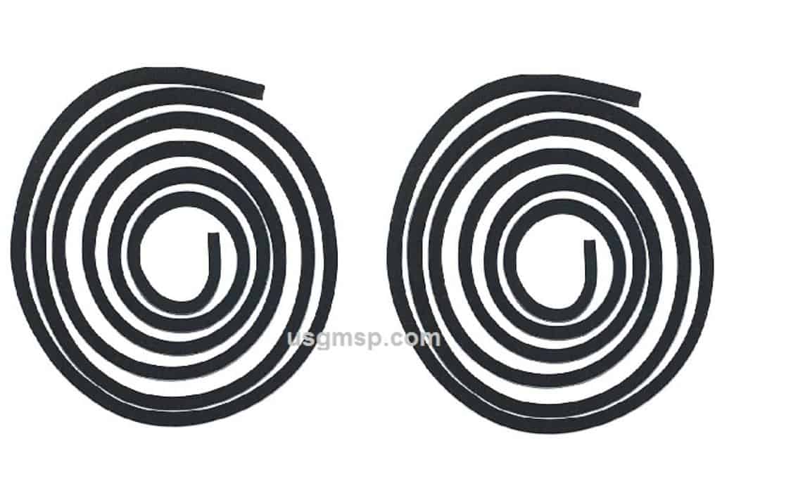 Hood Louver  Gasket Roll: 67,68 & 69 Pair